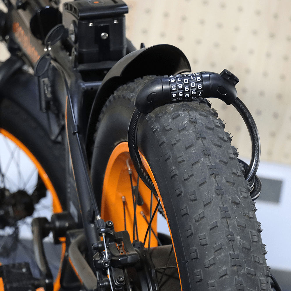 5 Digit Coiling Bike Cable Lock AOSTIRMOTOR BIKE
