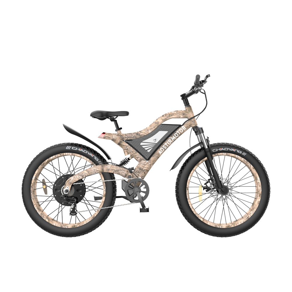 Snakeskin Grain Mountain EBike S18-1500W AOSTIRMOTOR BIKE