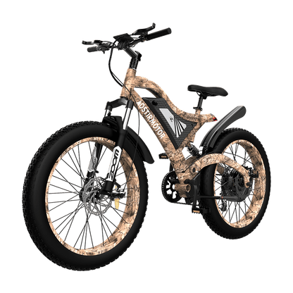 Snakeskin Grain Mountain EBike S18-1500W AOSTIRMOTOR BIKE