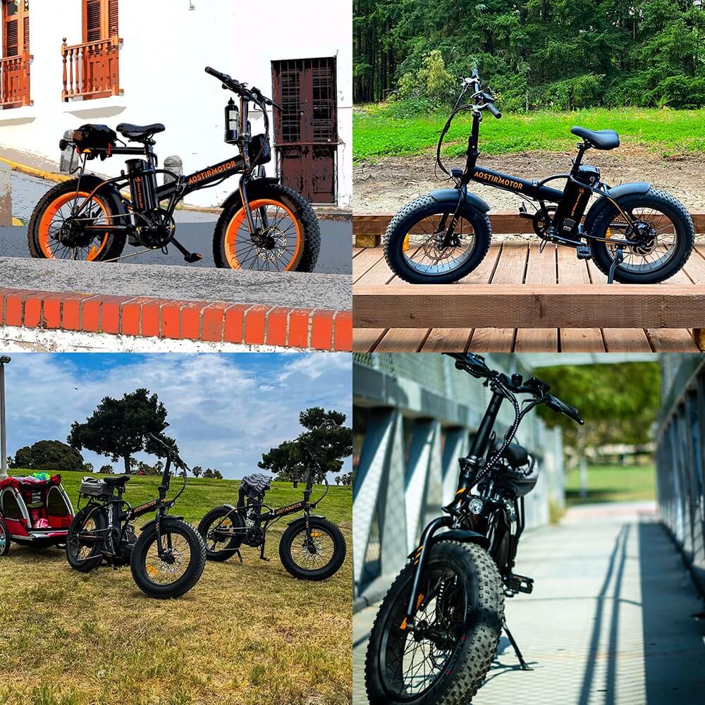 Fat Tire Folding Electric Bike A20 AOSTIRMOTOR BIKE